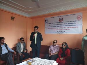Monitoring by representative of Kathmandu Municipality